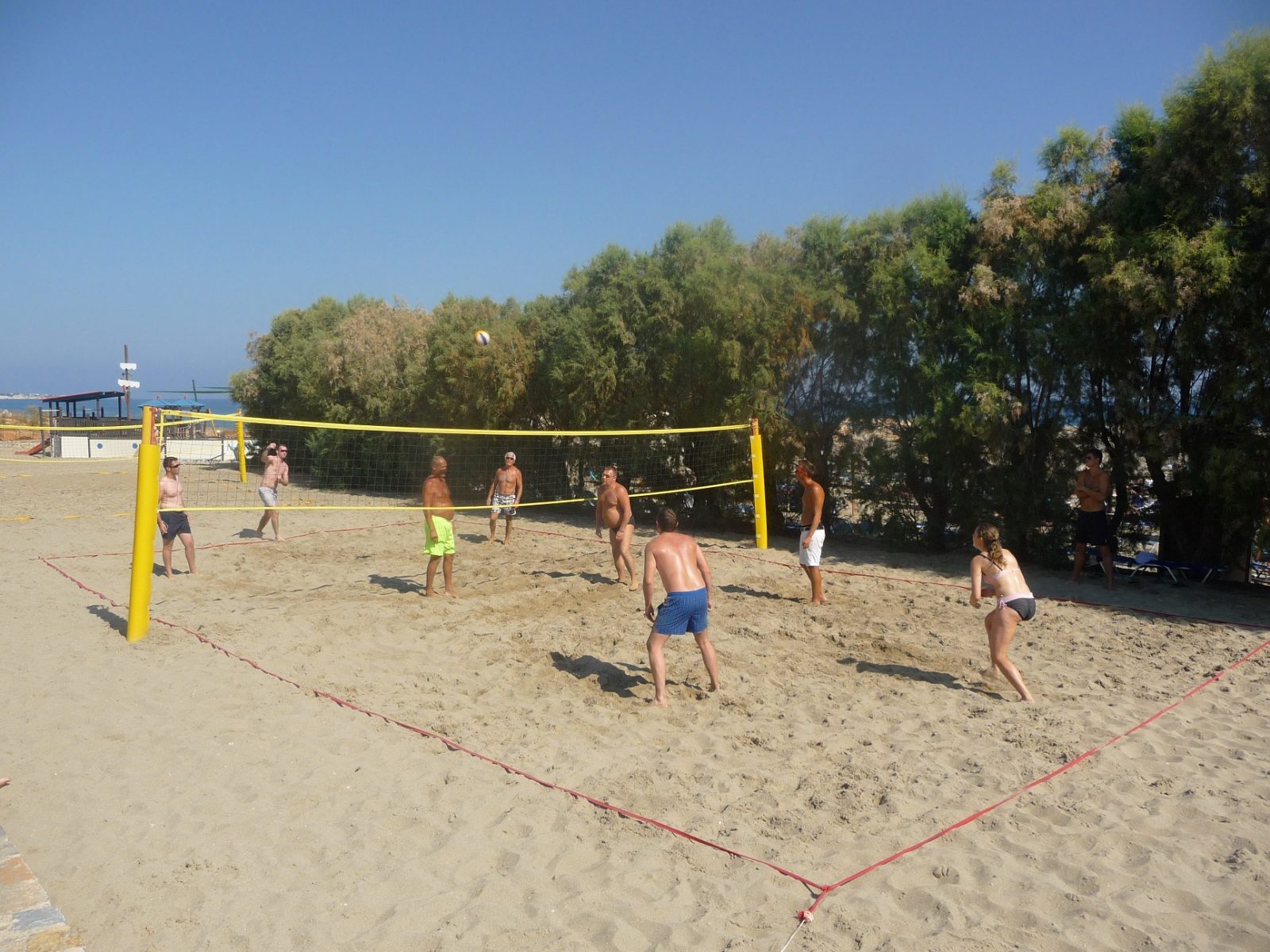 Volleyball im Urlaub