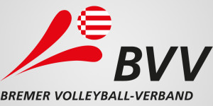 Das Bild zeigt das Logo des Logo des Bremer Volleyball Verband (BVV). Es ist an das Logo vom DVV angelehnt.