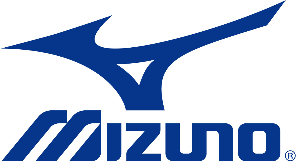 Das Bild zeigt das Logo des Sportartikelherstellers Mizuno aus Japan