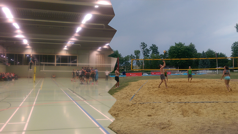 Beach vs. Hallenvolleyball: 2 ungleiche Brüder! – Teil 1