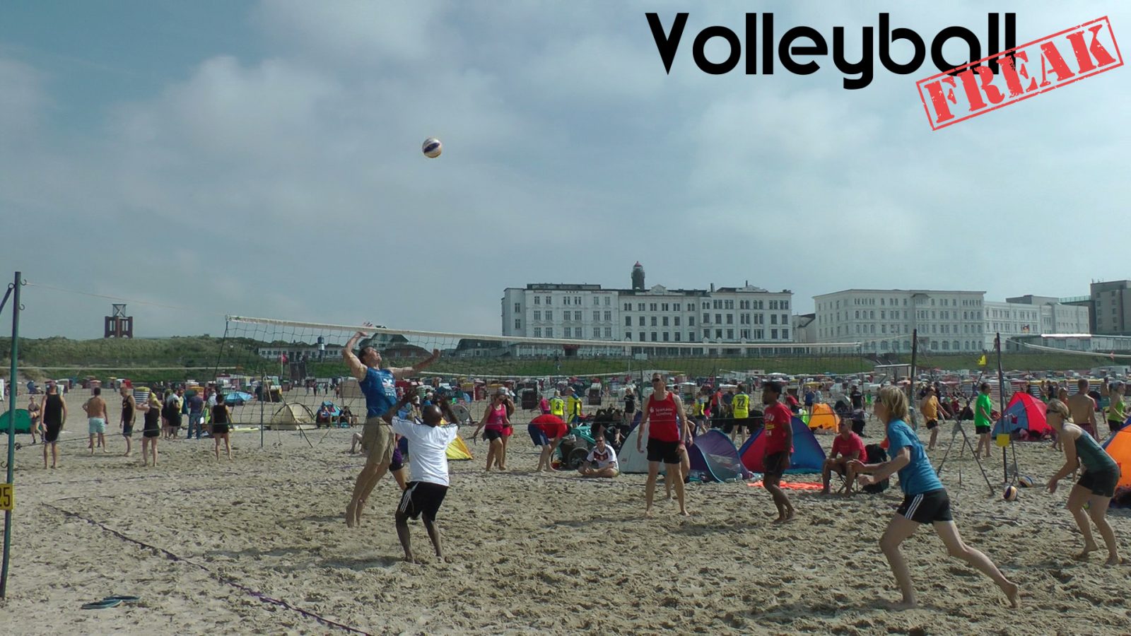 Beachvolleyball auf Borkum