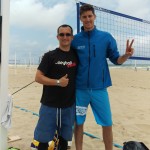 Das Foto zeigt Volleyballer Matevž Kamnik.