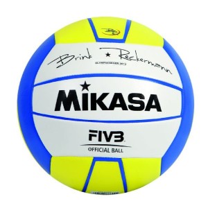 Das Foto zeigt den Beachvolleyball Mikasa Brink Reckermann (limited-edition).