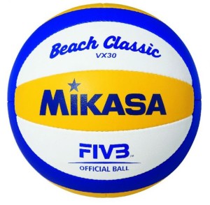Das Foto zeigt den Mikasa VX 30 Beachvolleyball
