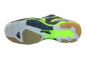 Das Foto zeigt die Sohle des Mizuno Wave Tornado X Volleyballschuhs