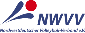 Das Foto zeigt das Logo des Nordwestdeutschen Volleyball Verbands (NWVV).