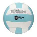 Das Foto zeigt den Wilson Soft Play in der Farbe hellblau mit weiss