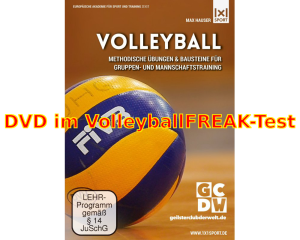 Das Bild zeigt das Cover der Volleyballtrainings-DVD von Max Hauser.