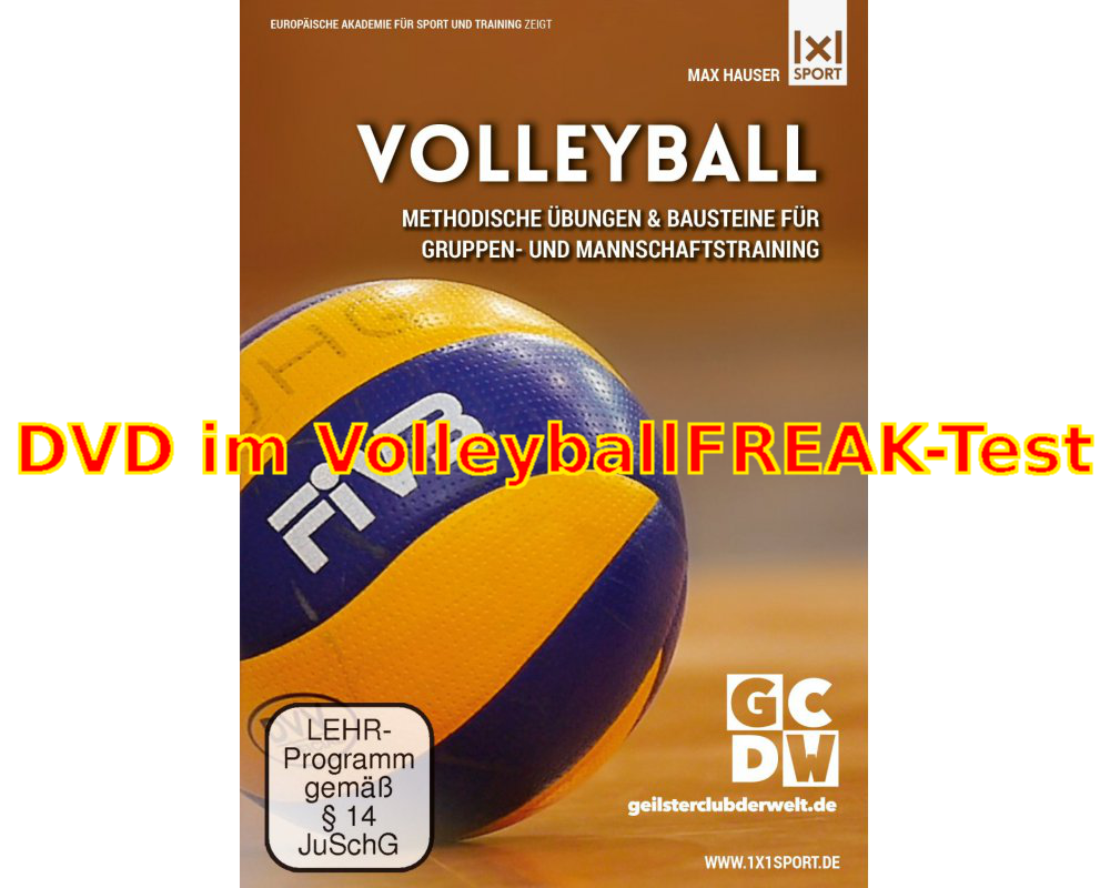 DVD “Volleyball – Methodische Übungen & Bausteine für Gruppen- und  Mannschaftstraining” im Test