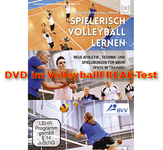 Volleyballtrainings-DVD – Spielerisch Volleyball lernen: Neue Athletik-, Technik- und Spielübungen für mehr Spaß im Training