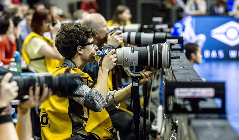 Tipps zum Fotografieren von Volleyball in der Halle