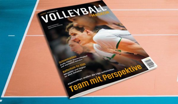 Das Foto zeigt das Cover der Dezemberausgabe 2017 vom Volleyball Magazin