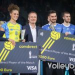 MVPs vom DVV-Pokalfinale 2019 Kimberly Drewniok und Athanasios Protopsaltis