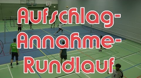 Der Aufschlag-Annahme-Rundlauf