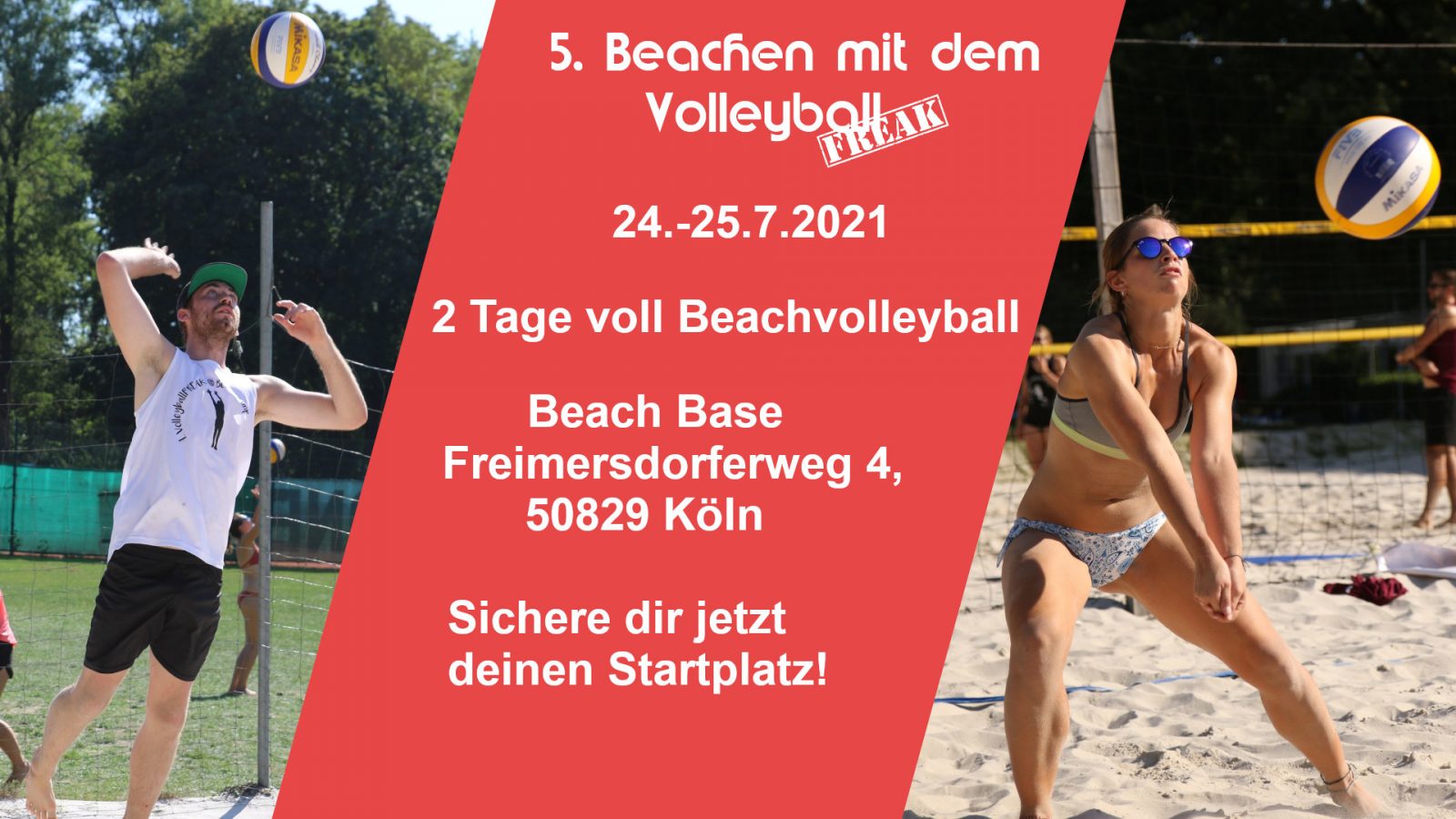 Beachen mit dem Volleyballfreak 2021