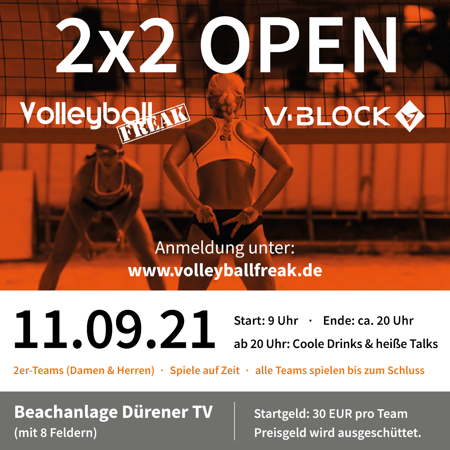 V-Block & Volleyballfreak 2×2 Open