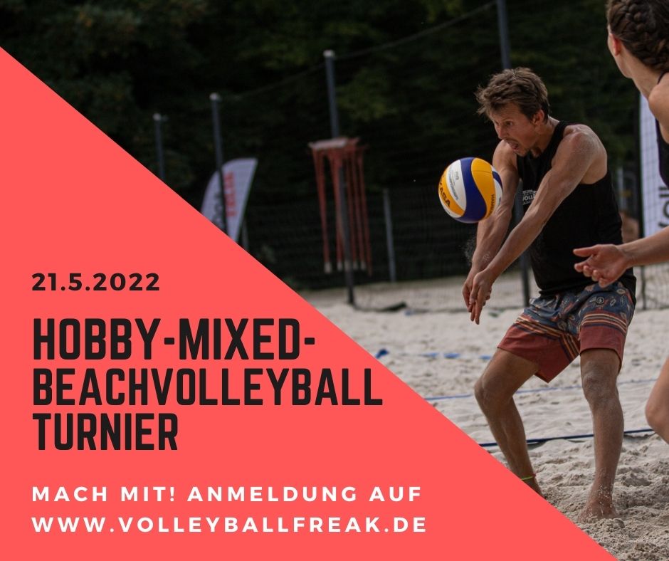 Hobby-Mixed- Beachvolleyballturnier am 21.5.2022 in Köln