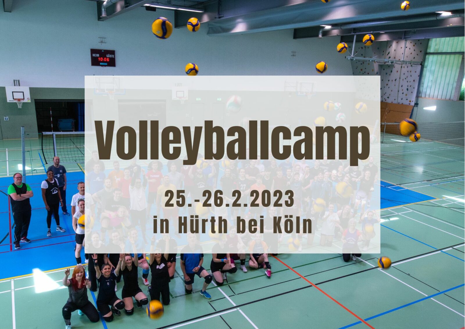 Volleyballcamp 25.-26.2.2023 in Hürth bei Köln