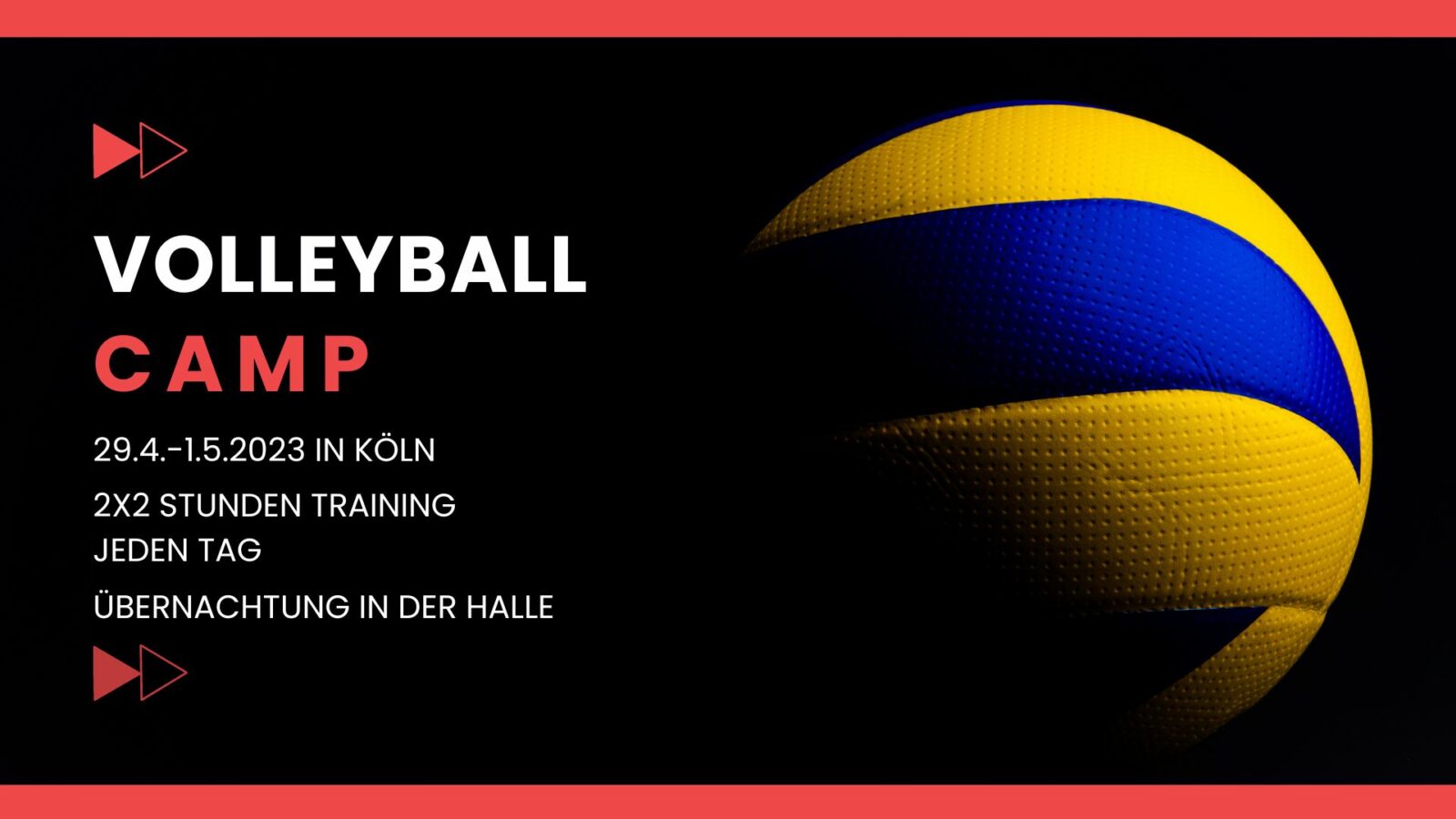 Volleyballcamp 29.4.-1.5.2023 in Köln