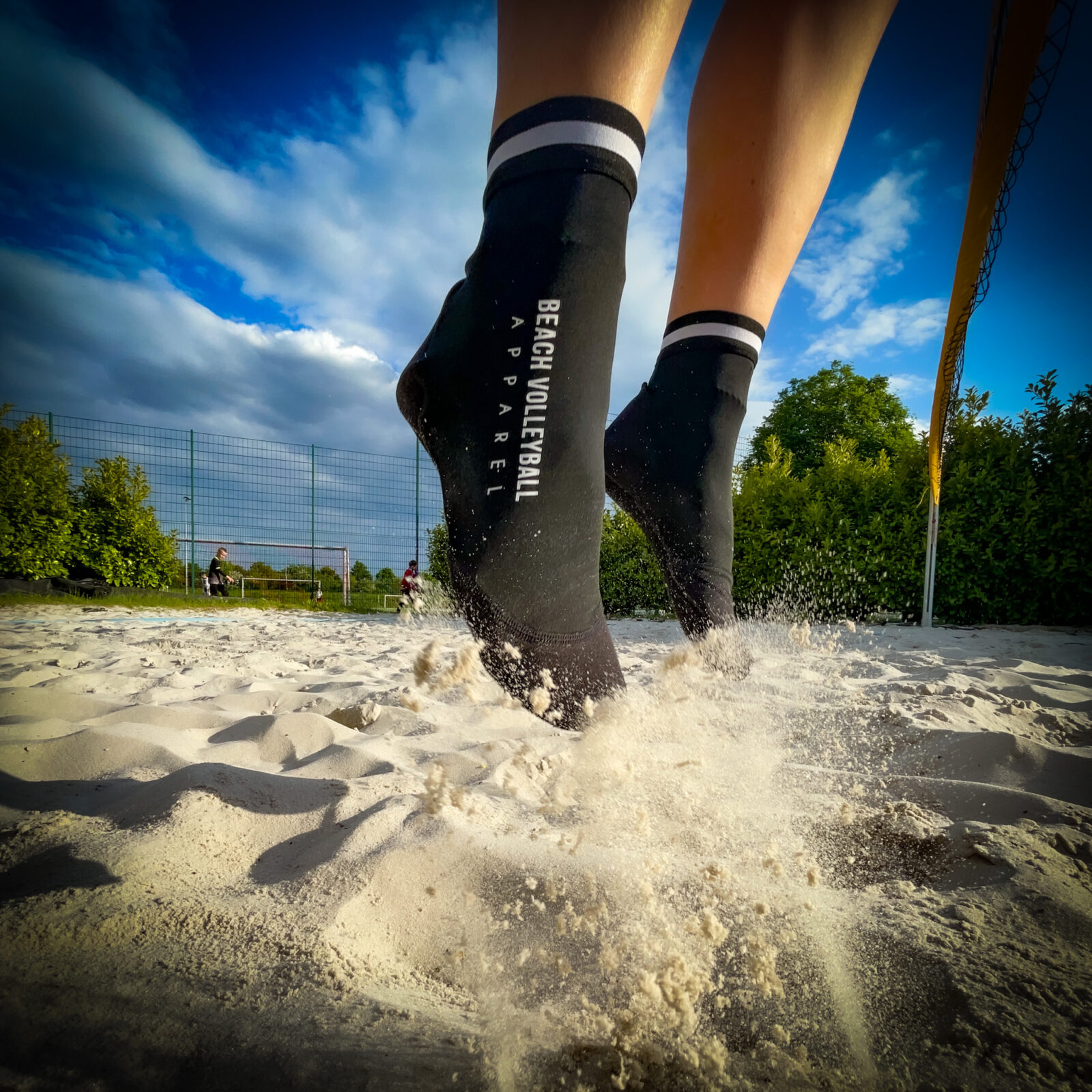 Test der Beachsocken von Beach Volleyball Apparel