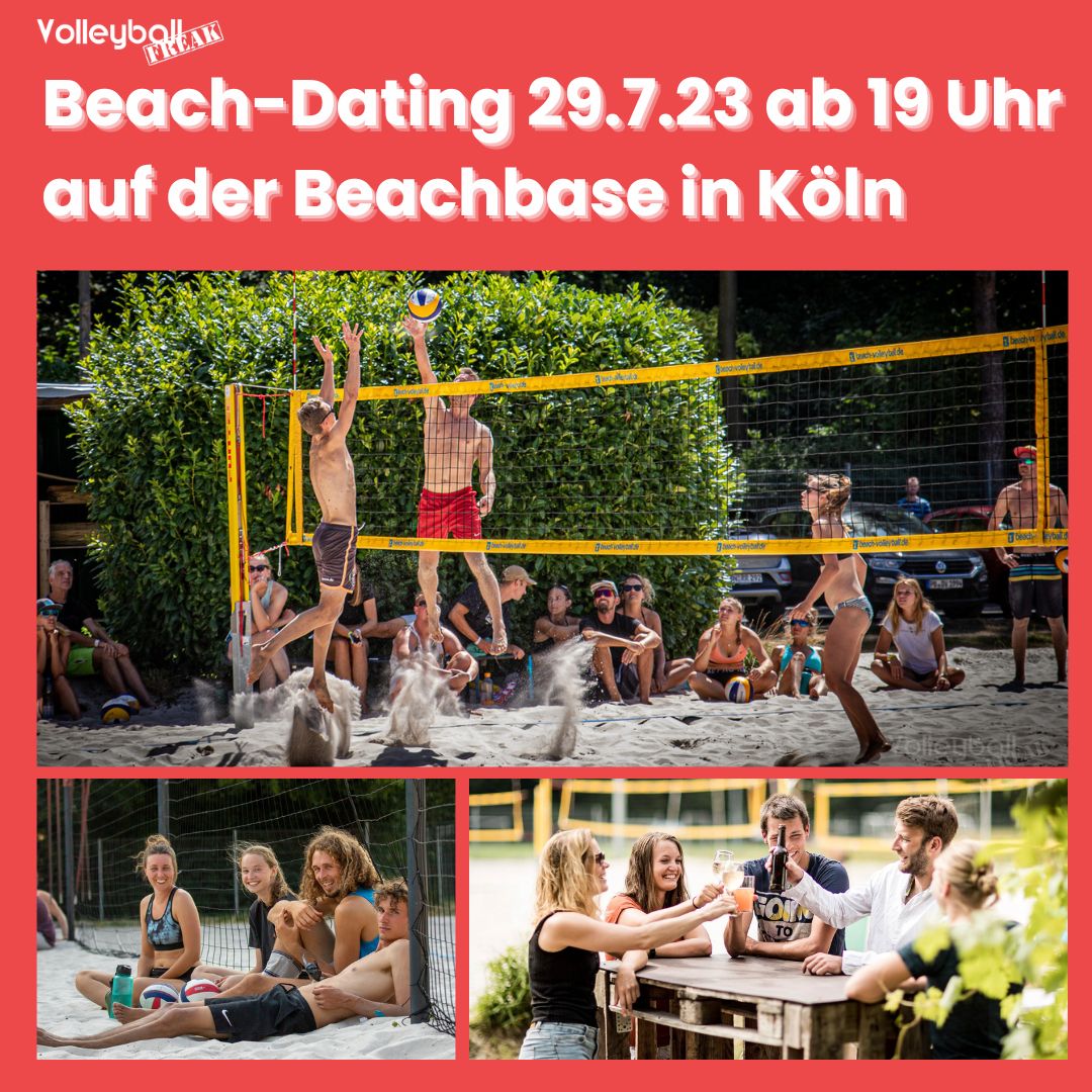 Beach-Dating-Event 29.7.2023 auf der Beachbase in Köln