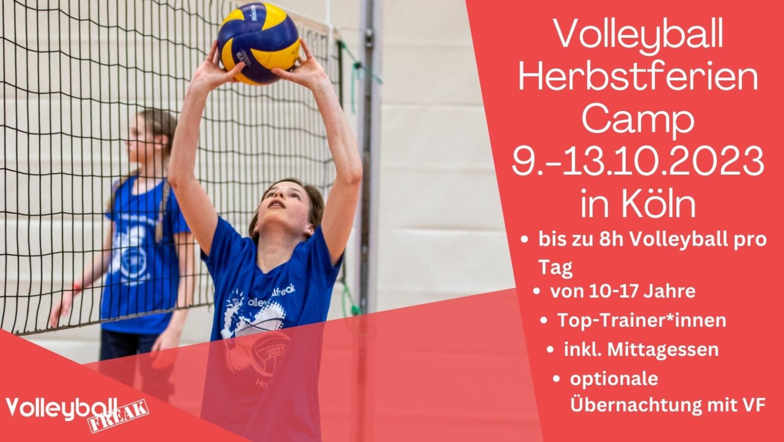 Volleyball Herbstferien Camp 9.-13.10.2023 in Köln