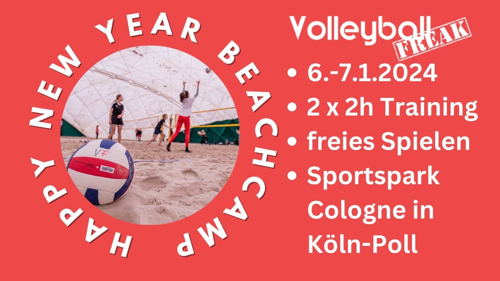 Happy-New-Year Beachvolleyballcamp 2024