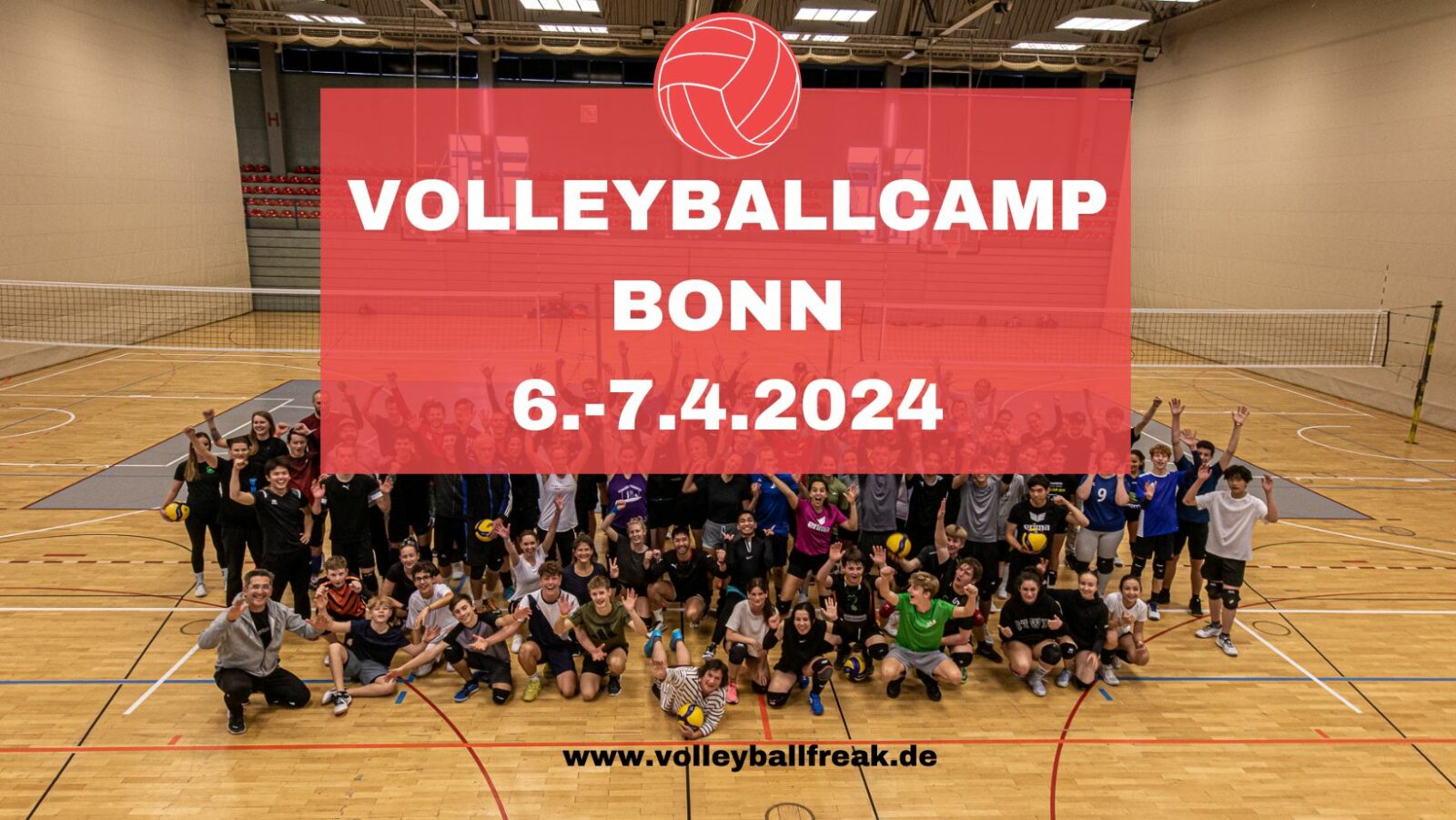 Hallenvolleyballcamp in Bonn vom 6.-7.4.2024
