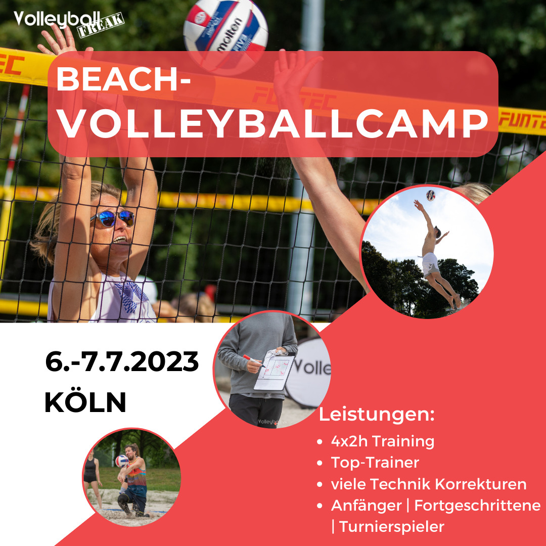 Beachvolleyballcamp 6.-7.7.24 in Köln