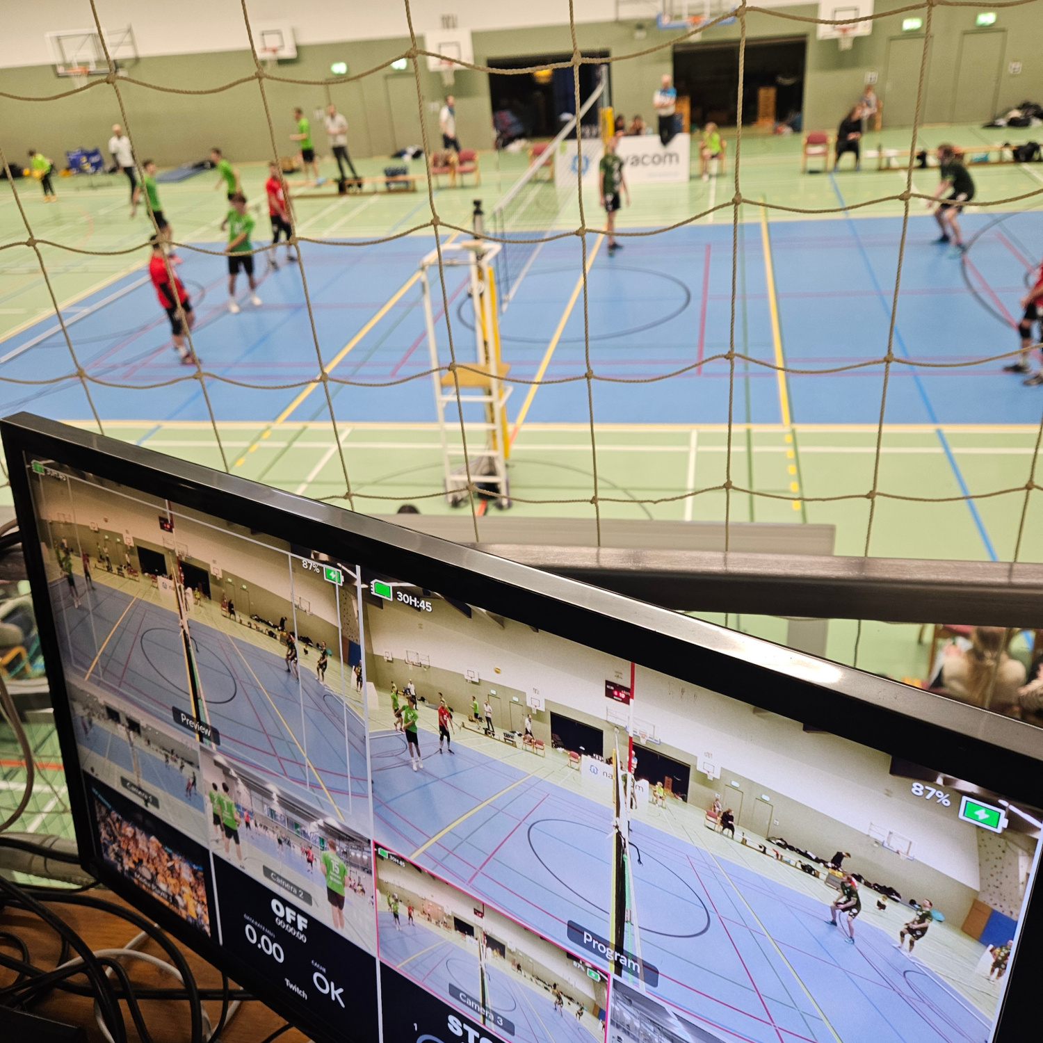 Livestreaming von Sportevents z.B. Volleyballspielen