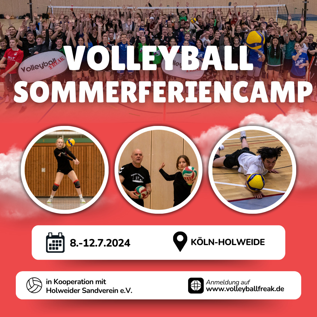 Volleyball Sommerferiencamp 8.-12.7.2024 in Köln