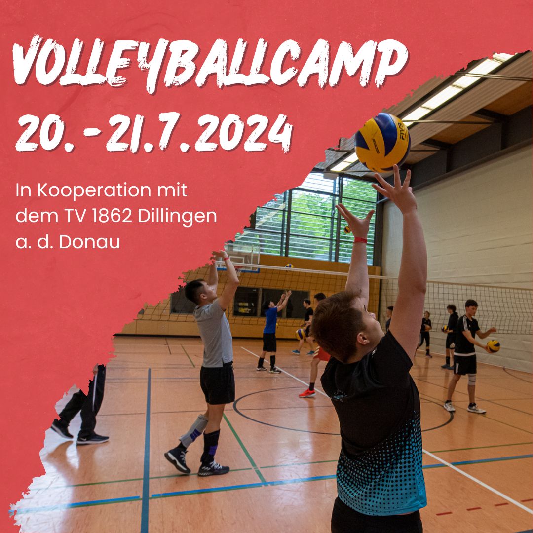 Volleyballcamp in Dillingen vom 20.-21.7.2024