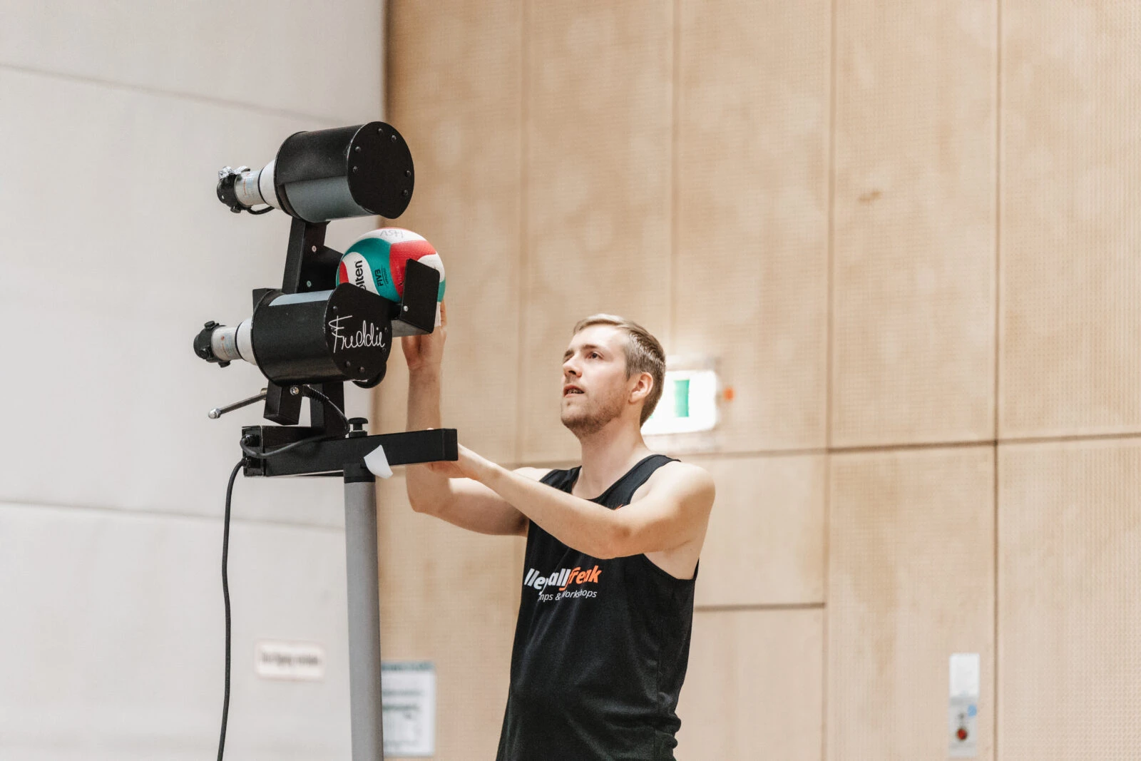 Erst geringe Geschwindigkeiten - und dann schrittweise steigern. Foto: Volleyballfreak