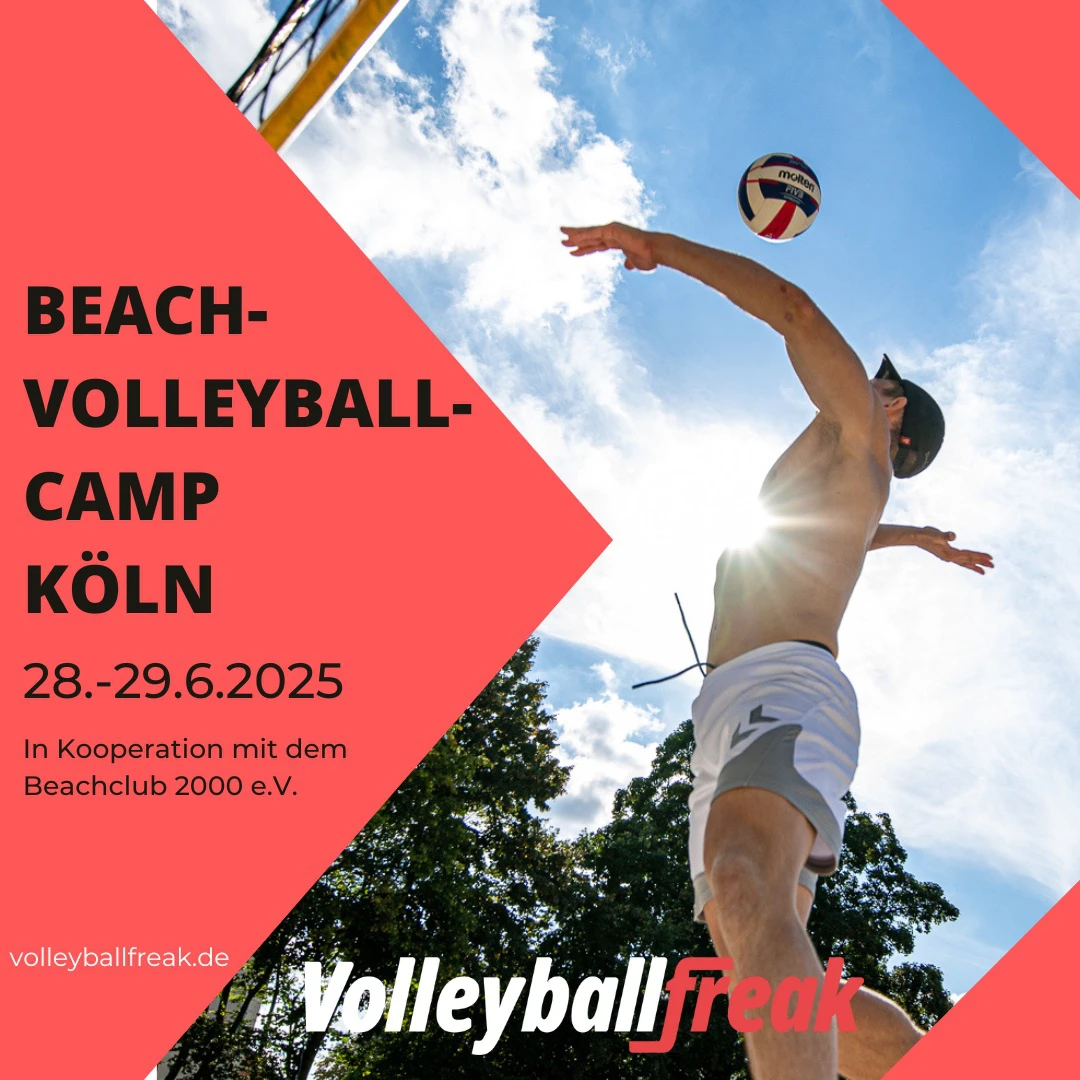 Beachvolleyballcamp 28.-29.6.2025 in Köln