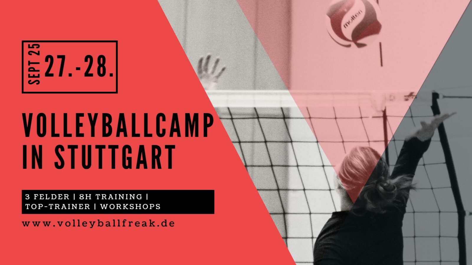 Volleyballcamp in Stuttgart vom 27.-28.9.2025