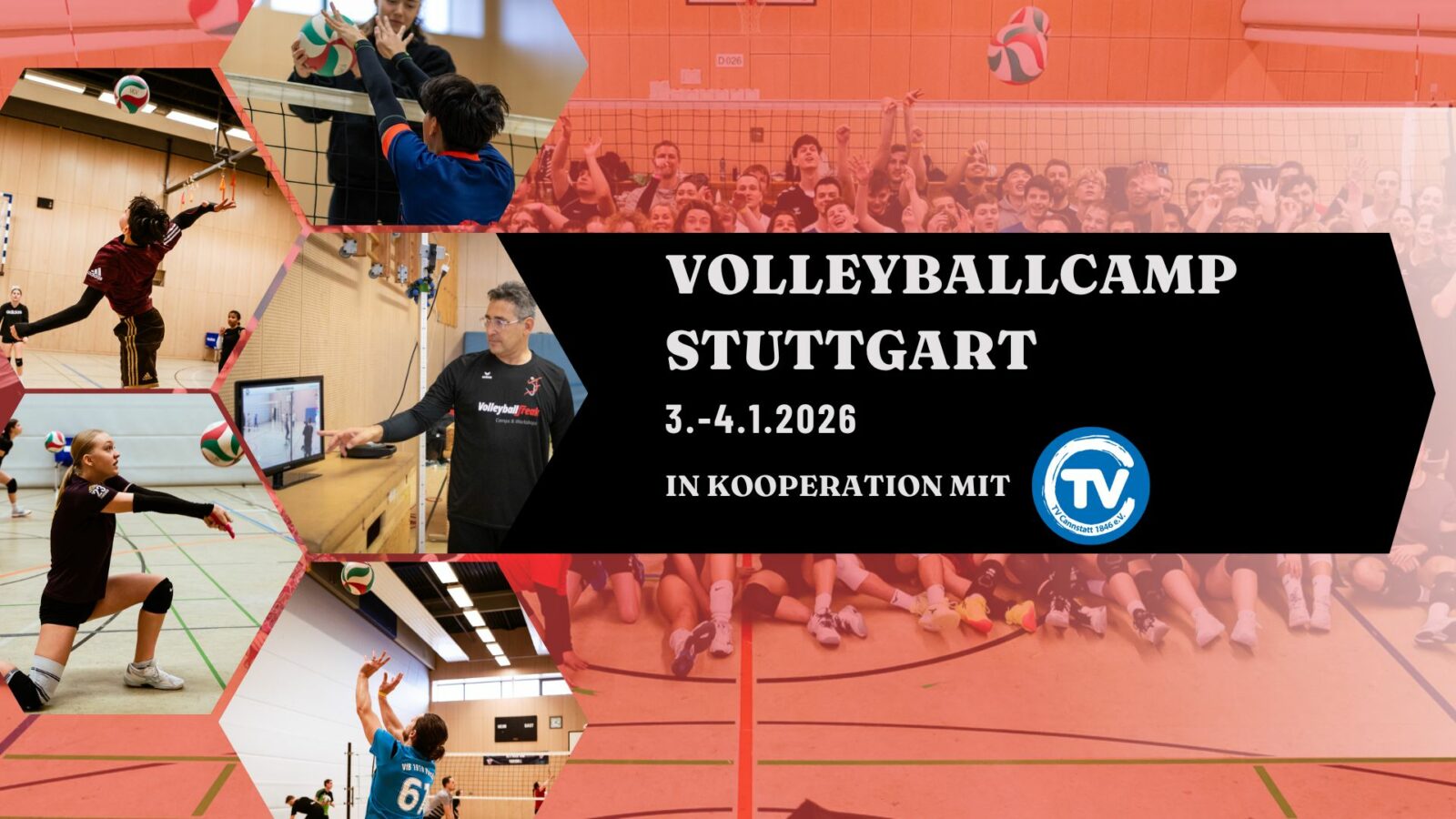 Volleyballcamp in Stuttgart vom 3.-4.1.2026