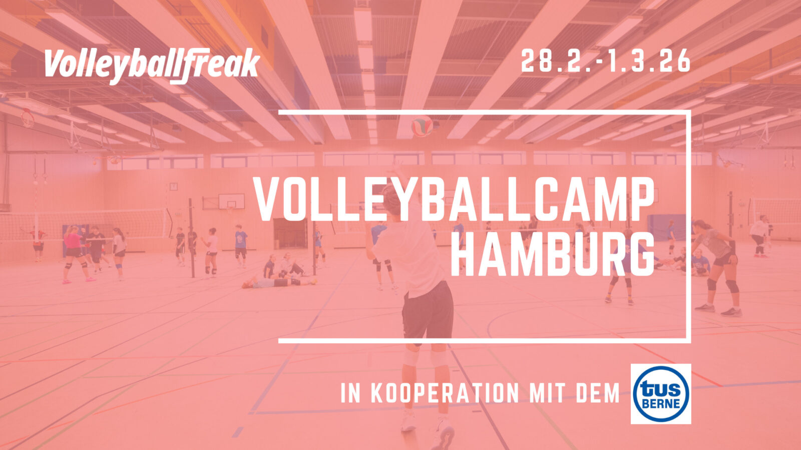 Volleyballcamp in Hamburg vom 28.2-1.3.2026