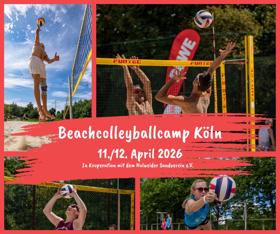 Beachvolleyballcamp 11.-12.4.2026 in Köln