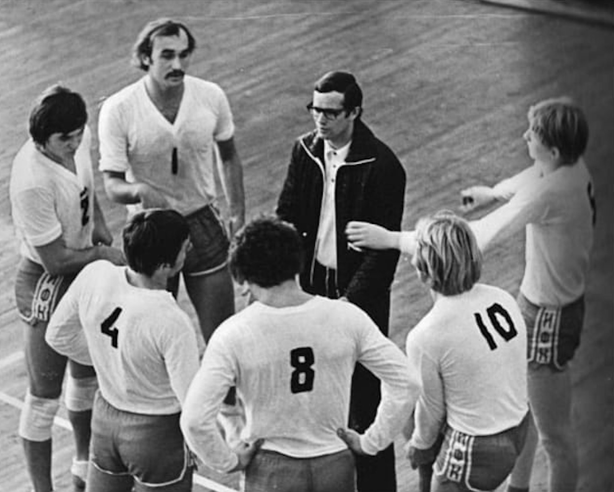 Juri Kudritzki 1975 als Trainer der weißrussischen Studentenauswahl. Foto: privat