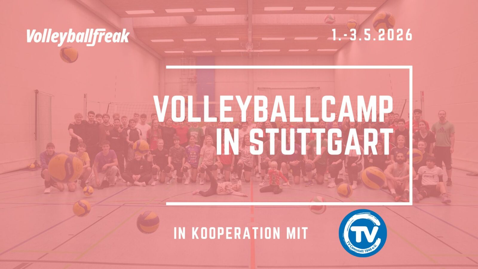 Volleyballcamp in Stuttgart vom 1.-3.5.2026