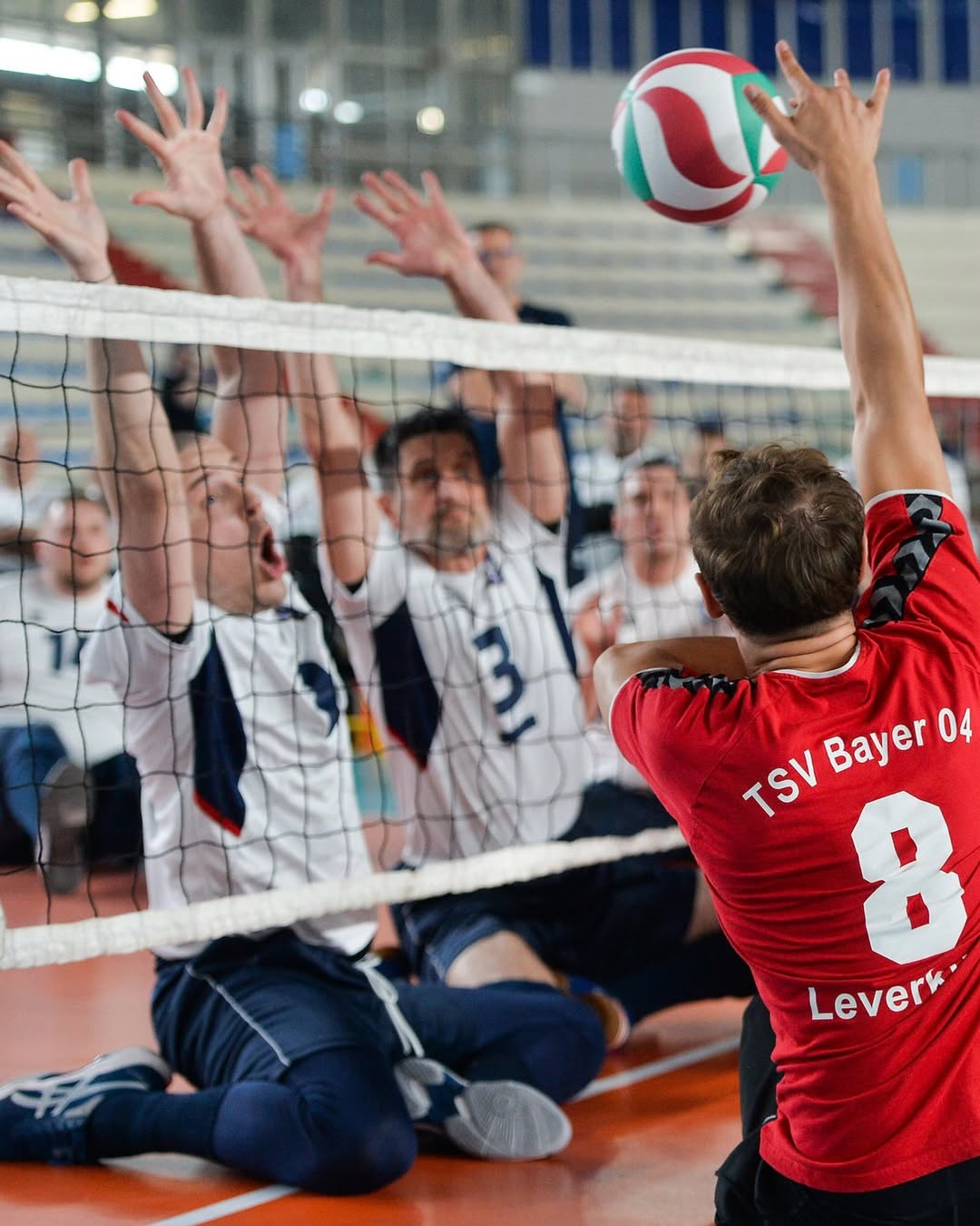 Karl Kruber, mit 16 Jahren der jüngste deutsche Nationalspieler beim Champions Cup der besten europäischen Vereinsteams in Italien im April (c) ParaVolleyEurope