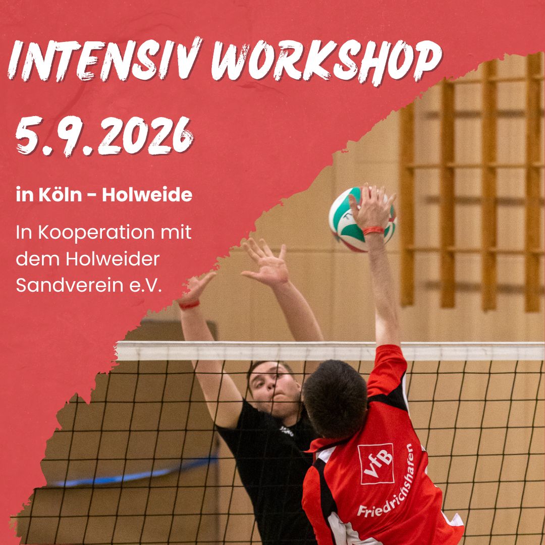 Intensiv Volleyball Workshop am 5.9.2026 in Köln