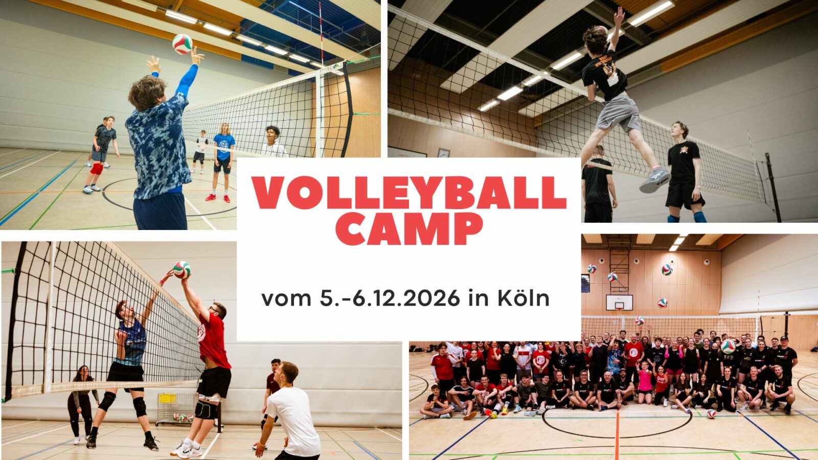 Volleyballcamp in Köln vom 5.-6.12.2026