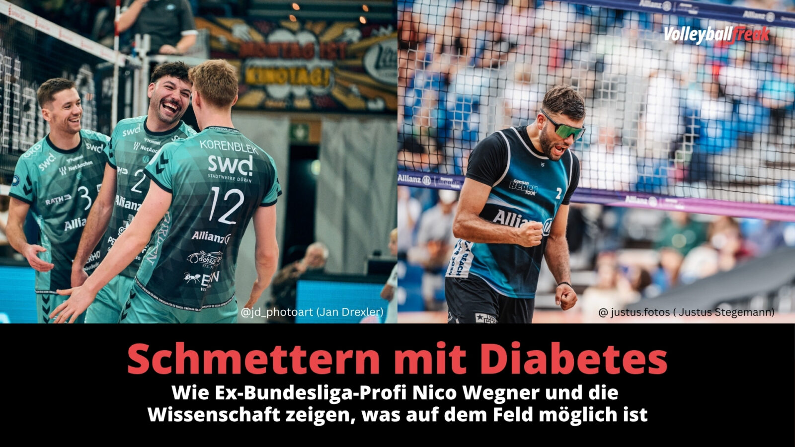 Schmettern mit Diabetes: Wie Ex-Bundesliga-Profi Nico Wegner und die Wissenschaft zeigen, was auf dem Feld möglich ist