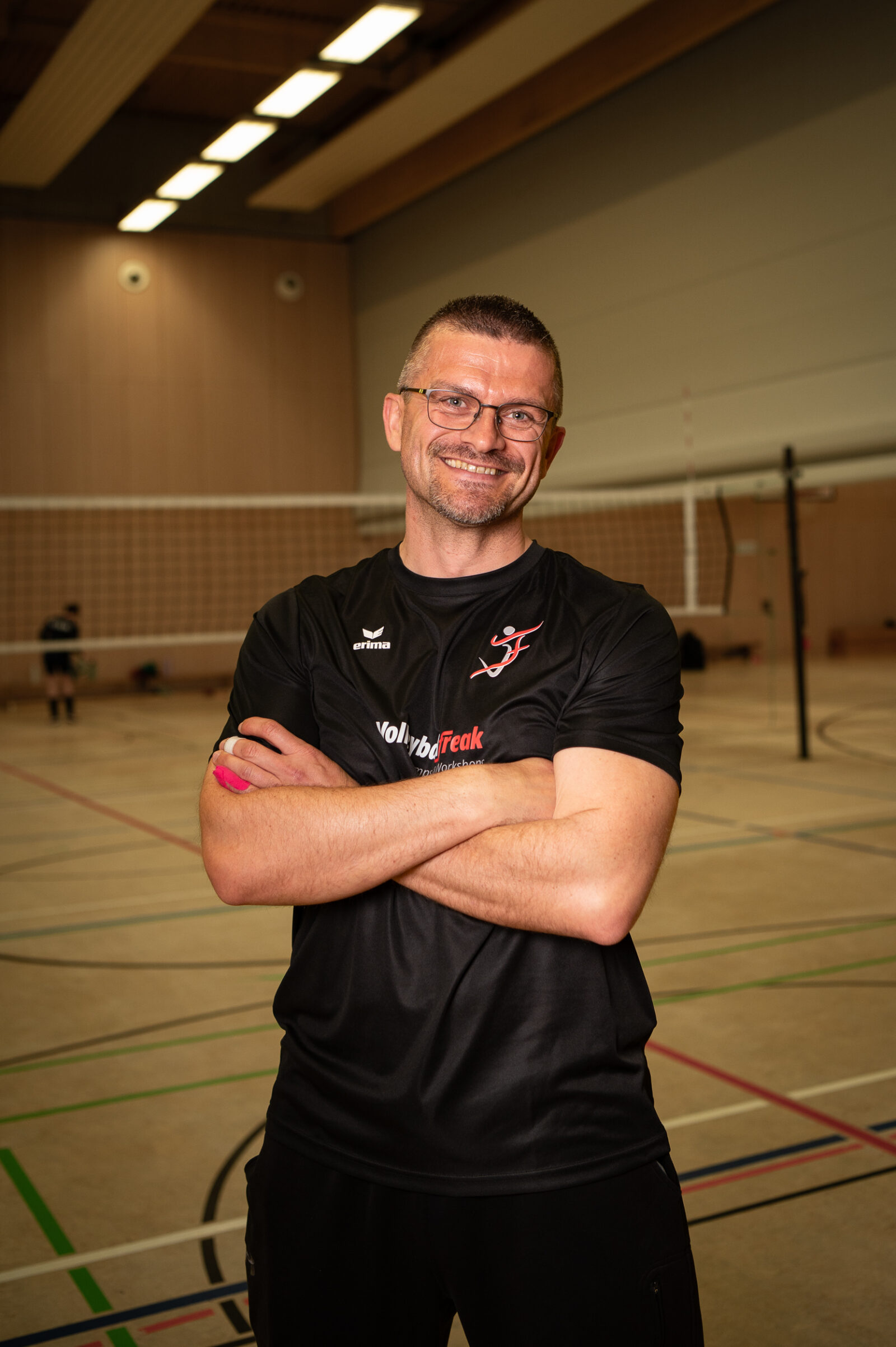 Volleyballfreak-Coach Michael Bernhardt: Foto: Mikura Gelhausen
